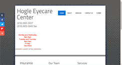 Desktop Screenshot of hogleeyes.com